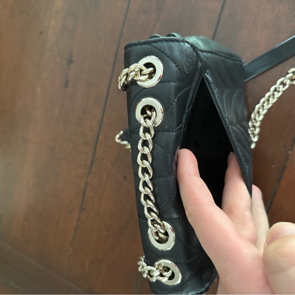 Kate Spade Black Chevron Quilted Crossbody - Picture 5 of 5